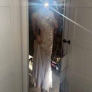 Elegant Sequin Evening Gown